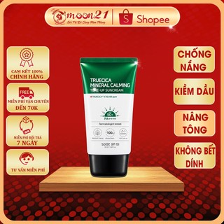 Kem chống nắng nâng tone - Kem chống nắng kiềm dầu Some By Mi Truecica Mineral 100 Tone-Up Sun Cream 50ml