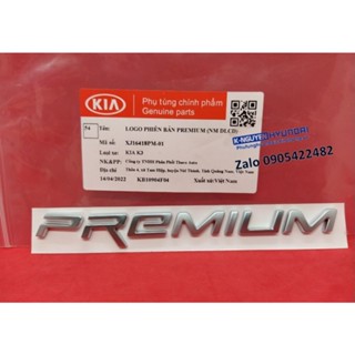 [Chính hãng] Logo chữ nổi premium xe KIA K3 - mẫu MỚI nhất 2022