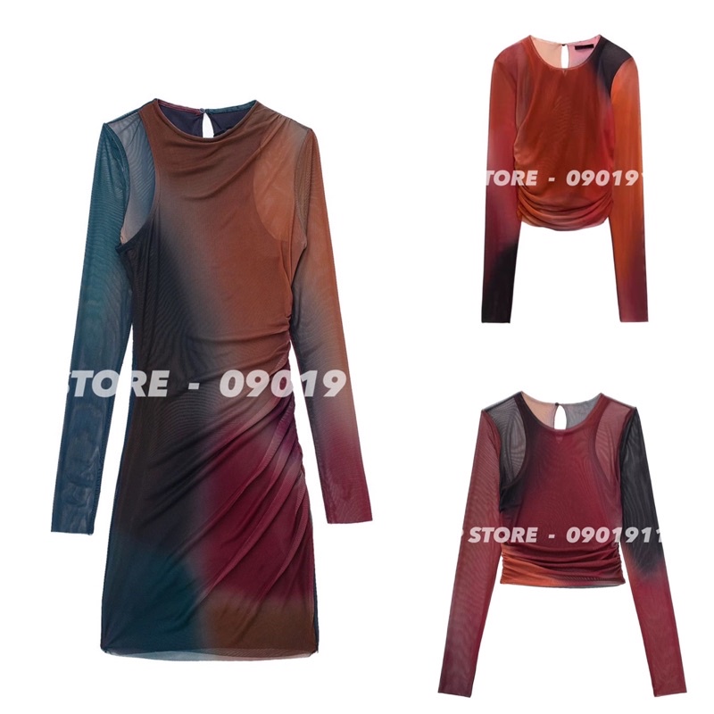 VÁY - ÁO LOANG MÀU ZARA XUẤT DƯ XỊN (ảnh thật)