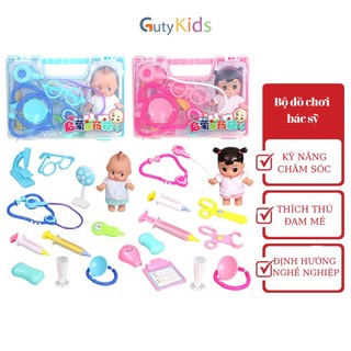 Bộ đồ chơi tập làm bác sĩ ngộ nghĩnh đáng yêu, giúp bé thỏa sức đam mê từ khi còn nhỏ Guty Kids