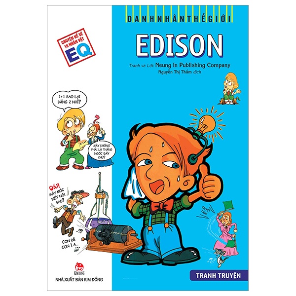 Sách - Danh nhân thế giới Edison - Tái bản năm 2022