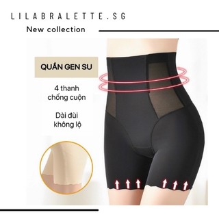 Quần gen su đùi định hình mông, quần gen định hình thon gọn eo có 4 thanh chống cuộn ,quần gen su định hình mông