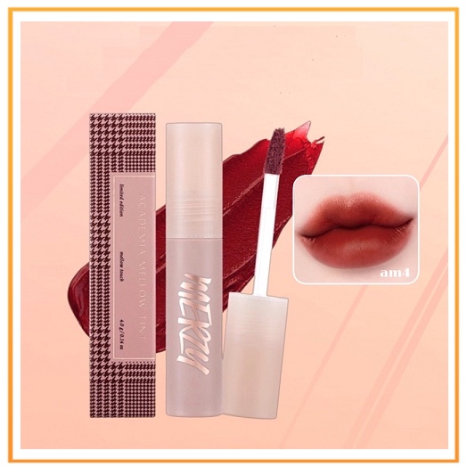[Academia Collection] Son Kem Siêu Lì, Lâu Trôi, Lên Màu Chuẩn Merzy Academia Mellow Tint - Lily Cos
