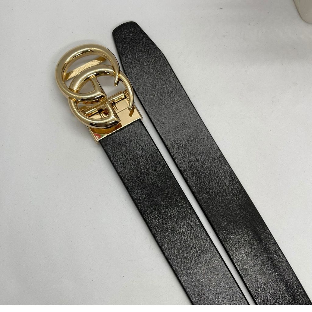 Thắt Lưng Nam - Dây Nịt Nam chữ G-G dày đẹp,mặt khóa bằng thép không gỉ sành điệu.