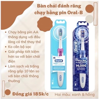 Bàn chải chạy bằng pin Oral-B