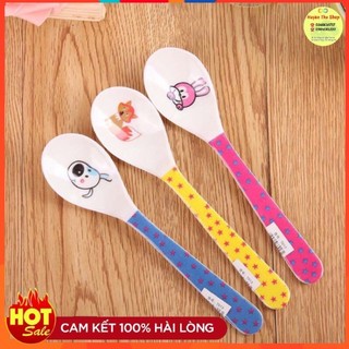 Thìa nhựa phíp cho trẻ ăn cháo ăn bột, ăn dặm
