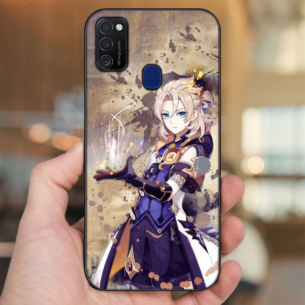 Ốp lưng Samsung M21, M30S viền đen in hình Albedo Genshin Impact