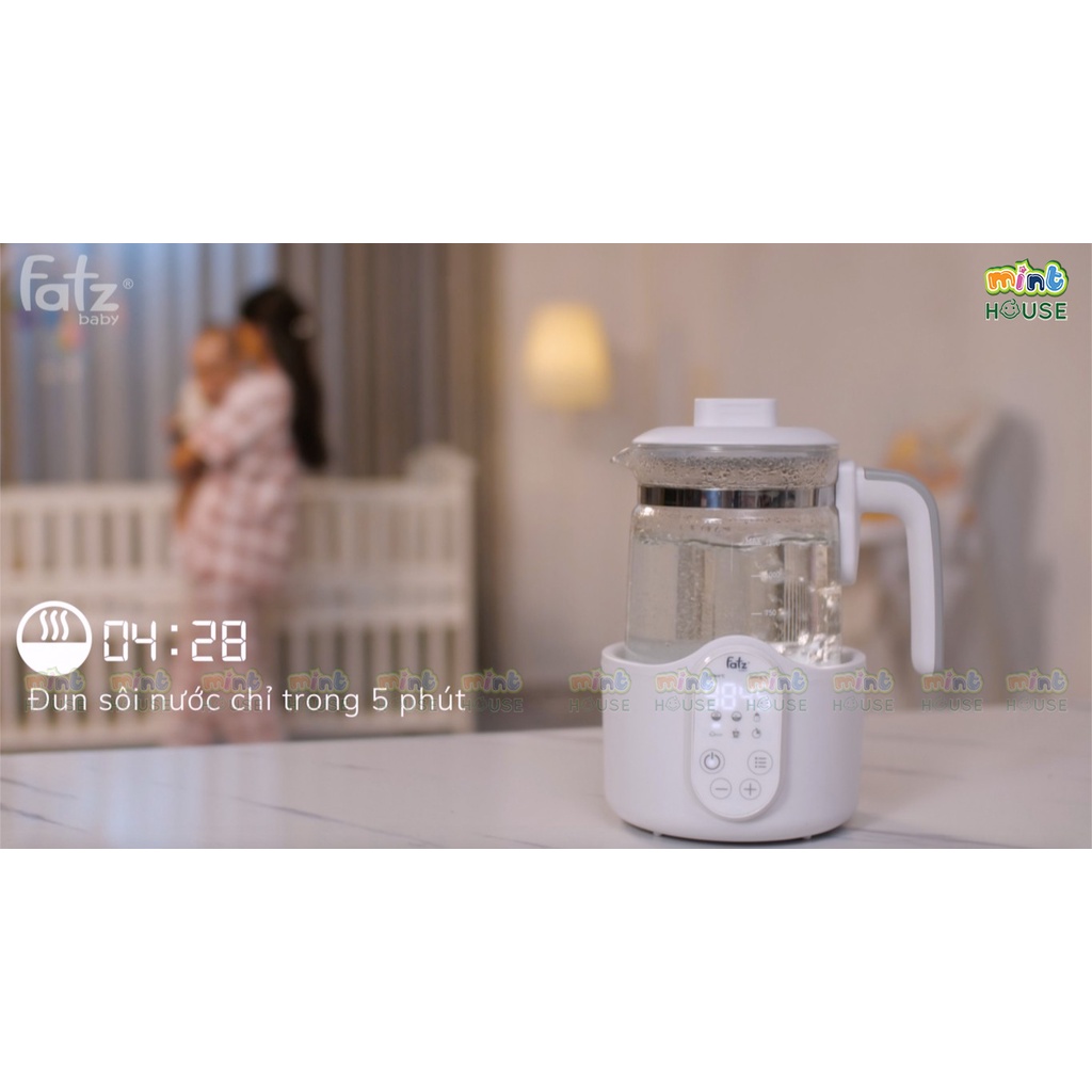 FATZBABY Máy đun và hâm nước pha sữa điện tử - Quick 8 FB3525TN - Cửa hàng mẹ và bé Mint House