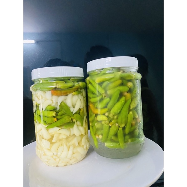 Ớt ngâm giấm chua ngọt 1 hũ 500gram