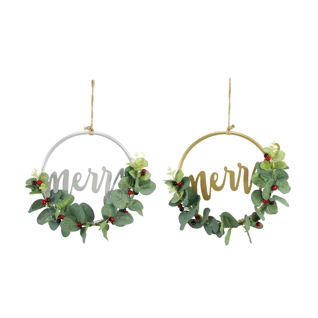 Vòng Hoa Tầm Gửi 26Cm - Merry Trang Trí Giáng Sinh Uncle Bills XD1113