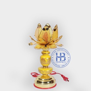 Đèn thờ hoa sen 1 bông 30cm