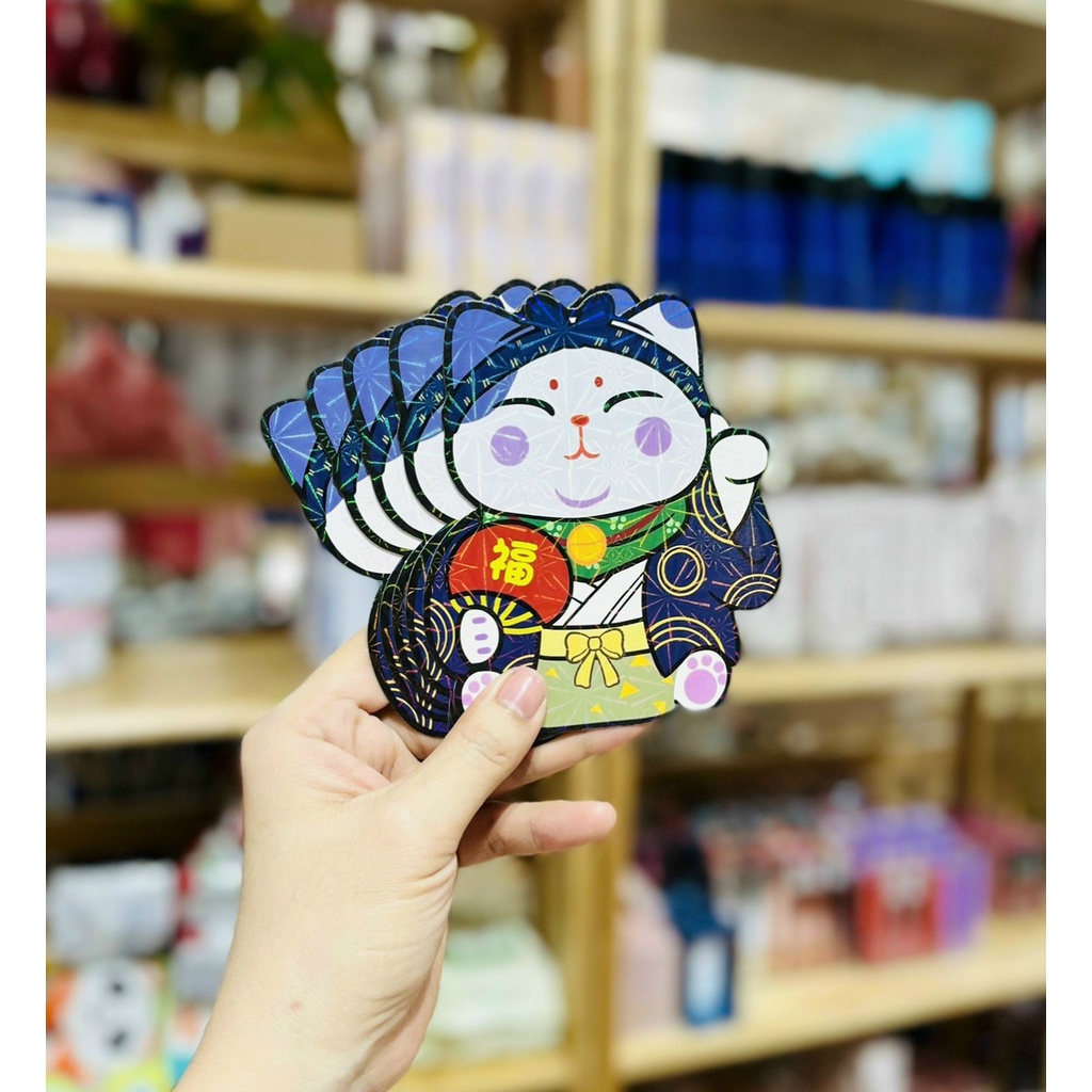 Bao lì xì chibi chipi lì xì hoạt hình tết Quý Mão 2023 mới cao cấp đẹp độc lạ - Bona Shop's