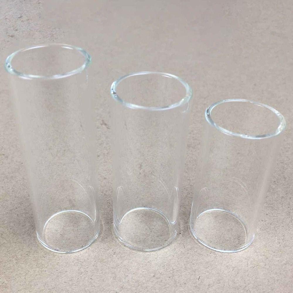 Set 2 Ống Trượt Trong Suốt Chuyên Dụng Cho Đàn Guitar Bass