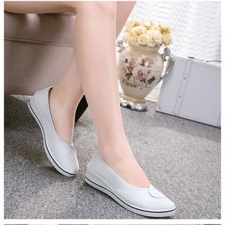 Giày Lười Canvas Thời Trang Công Sở Cho Nữ