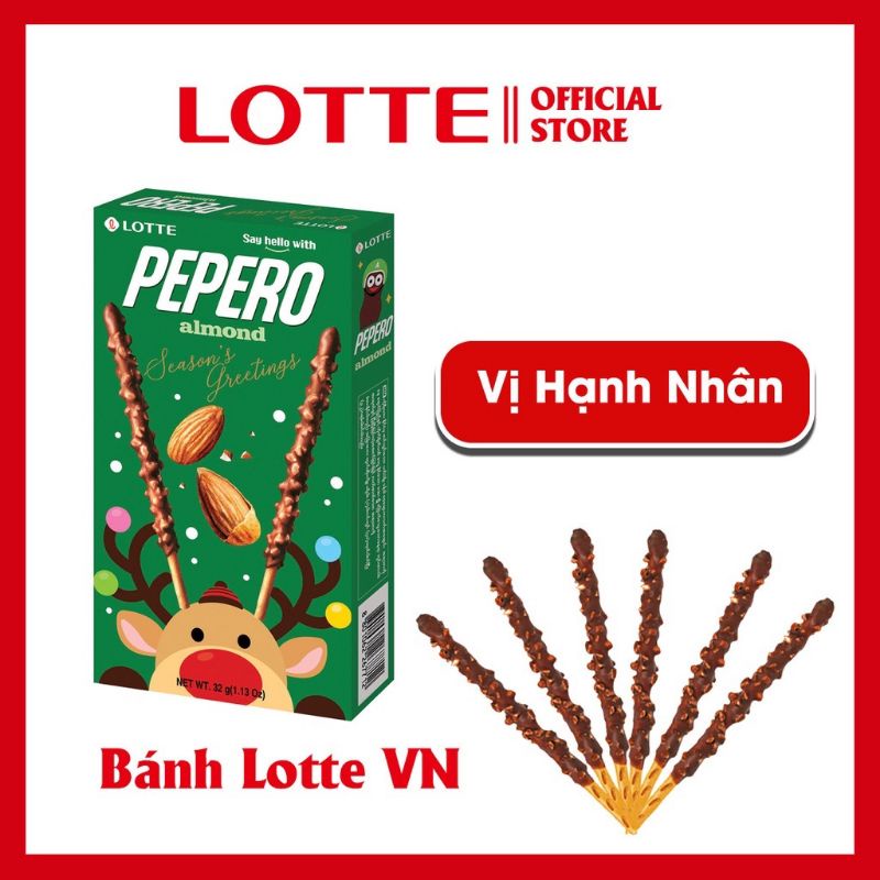 Bánh Que Pepero Lotte Hàn Quốc 32g