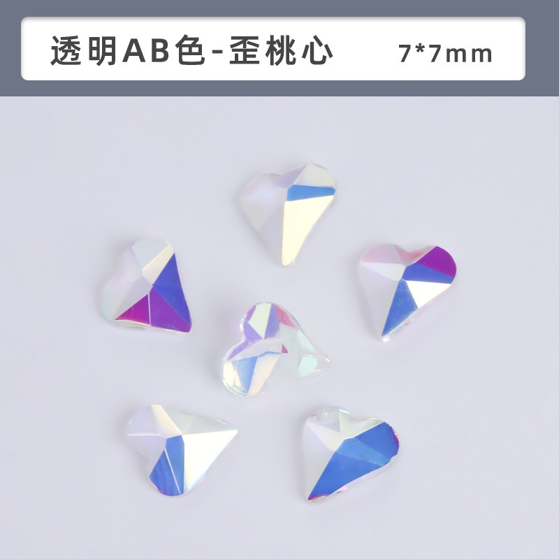 Bộ 10 Mũi Khoan Dẹt Trong Suốt Dùng Làm Trang Sức Diy