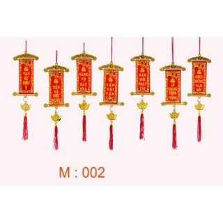 SET 10 DÂY LIỄNG TRANG TRÍ TẾT ( TRỘN MẪU)