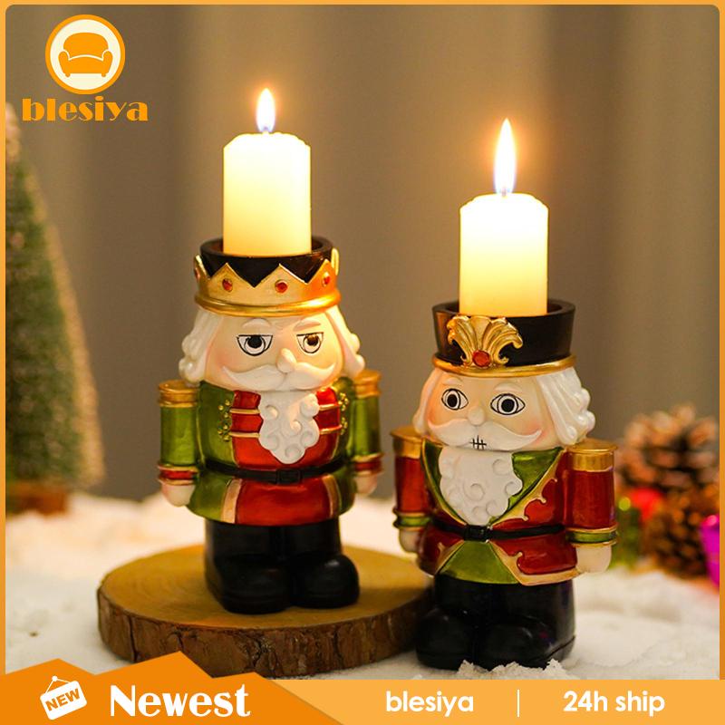 [Blesiya] Tượng Nutcracker Giáng Sinh Truyền Thống Trang Trí Nhà Cửa Để Bàn