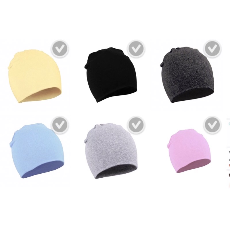 mũ cotton siêu mềm cho bé size 6 tháng_6 tuổi