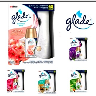 Máy xịt thơm phòng tự động GLADE Glade Thái Lan hương thơm nhẹ siêu tiết kiệm auto refill machine 269ml Auth