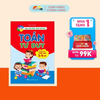 Sách - Toán tư duy dành cho trẻ em 3 - 4 tuổi