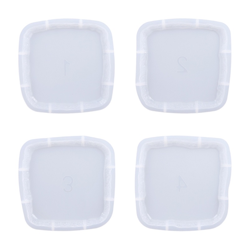 Khuôn Silicone Làm Khay Resin Kiểu Hình Học DIY