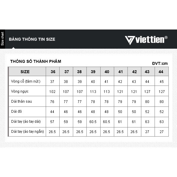 Áo sơ mi Việt Tiến dài tay 6421 - 100% CHÍNH HÃNG