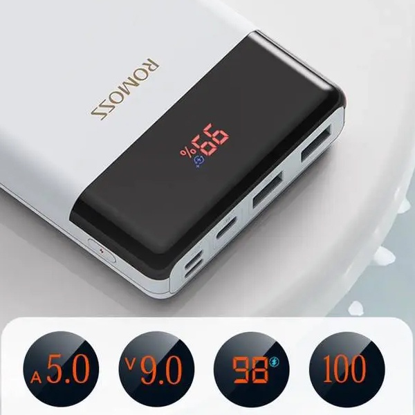 Pin dự phòng sạc nhanh Romoss LT20 Pro dung lượng 20000mAh - hỗ trợ QC 18W và PD 18W
