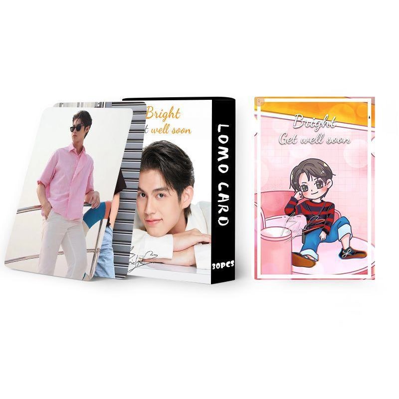 Hộp 30 ảnh thẻ BRIGHT Photocard Double-sided Color Printing Lomo Card