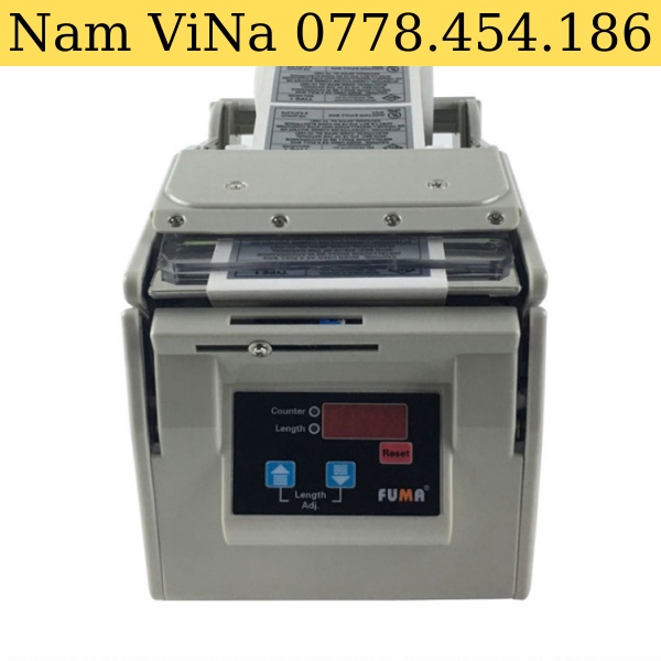 [Xuất vat] Máy tách tem nhãn tự động FUMA FA130 mạnh nhỏ gọn khổ tem 130mm