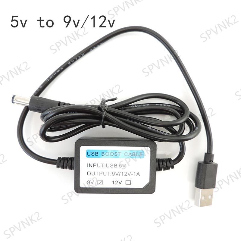 Cáp ChuyểN ĐổI Tăng ĐiệN USB LoạI a 5V Sang 9V / 12V 1A 5.5X2.1Mm 2.5mm Cho powerbank VNK2