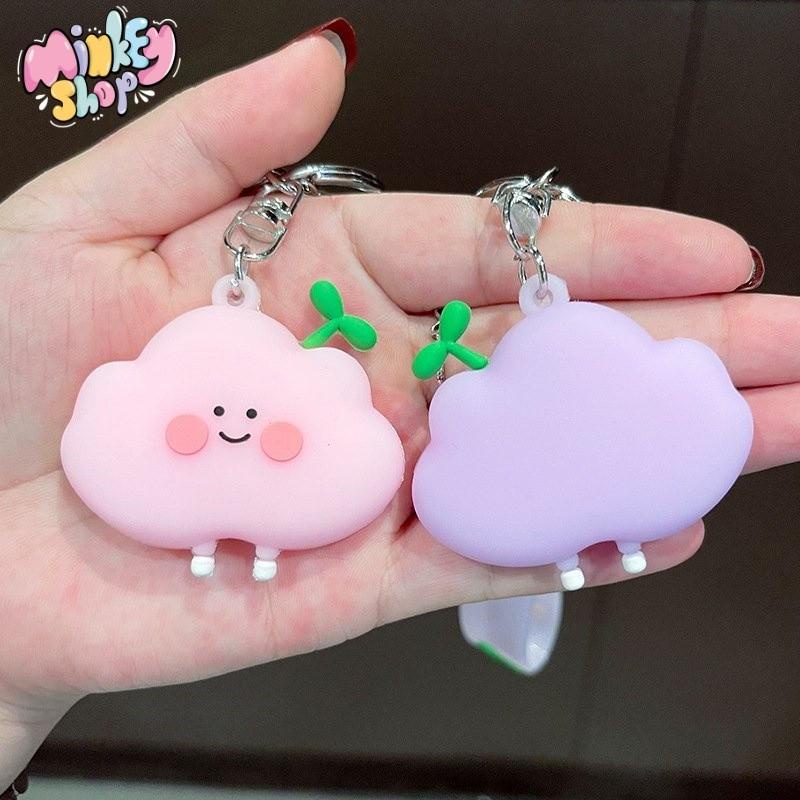 Móc Khoá Đám Mây Nhỏ Đáng Yêu Cute Quà Tặng Ý Nghĩa Phụ Kiện Xe Máy Oto Cặp Xách Balo Dễ Thương 02MKDM -Minkey