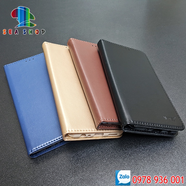Bao da Samsung S22 Ultra 5G dạng ví Có ngăn cài thẻ - tiền, Thiết kế nắp gập 2 mặt - Có thể dựng điện thoại trên mặt bàn
