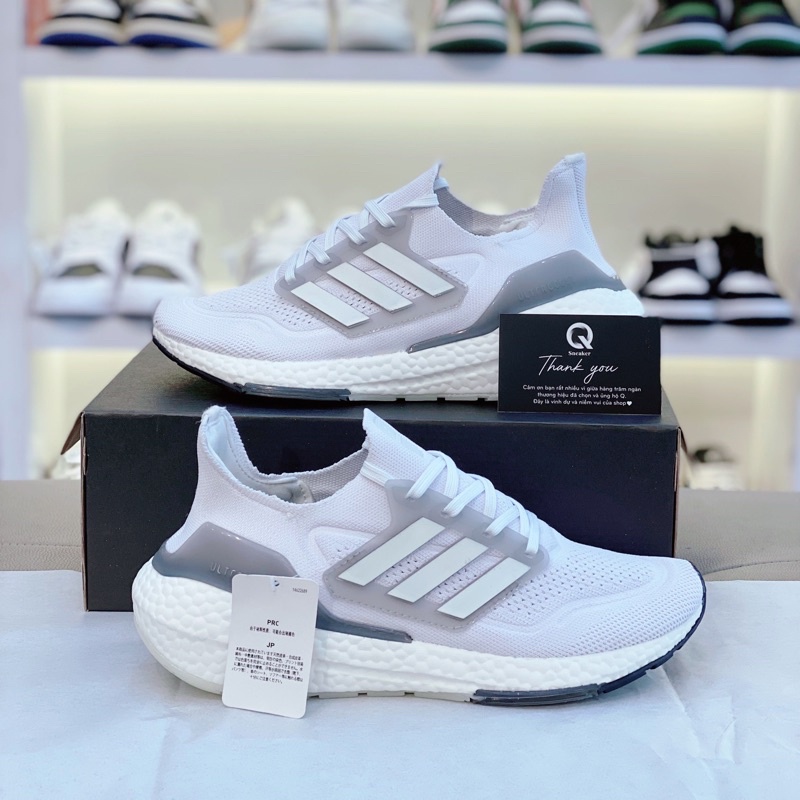Giày Thể Thao UltraBoost 8.0 trắng xám New Sneaker , Giày Hot trend , Freeship toàn quốc , Full Box Ảnh Thật