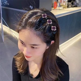 Kẹp Tóc Hoa Đính Đá Pha Lê Lấp Lánh Thời Trang Cho Nữ