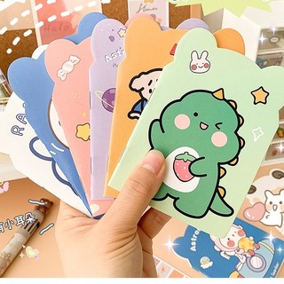 Set 10 sổ mini hoạt hình xinh xắn