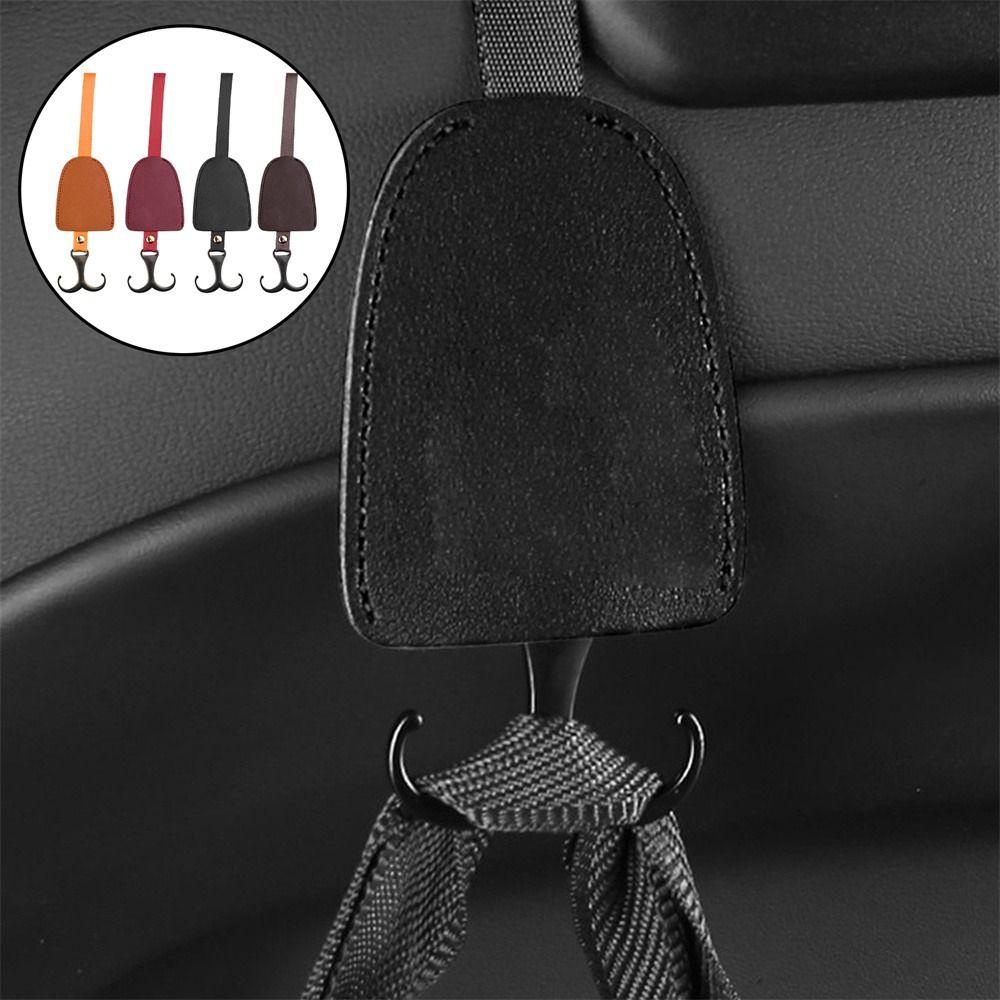 DARNELL Túi Đựng Rác Bằng Da Có Kẹp Treo Ghế Sau Xe Hơi Tiện Dụng