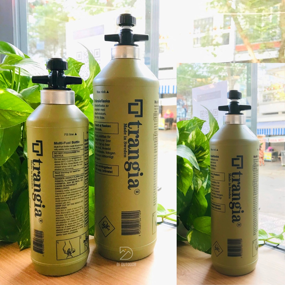 Bình Đựng Nhiên Liệu Lỏng Trangia Fuel Bottle 500ml- 1000ml