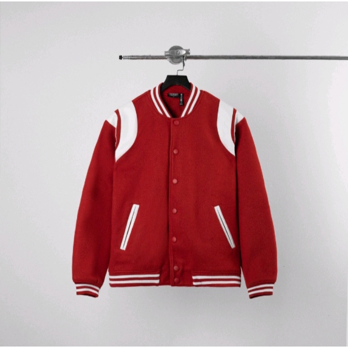 Áo Khoác Bomber Teddy Nam,Nữ Phối Viền Da Chất Liệu Dạ Thời Trang Nam,Nữ