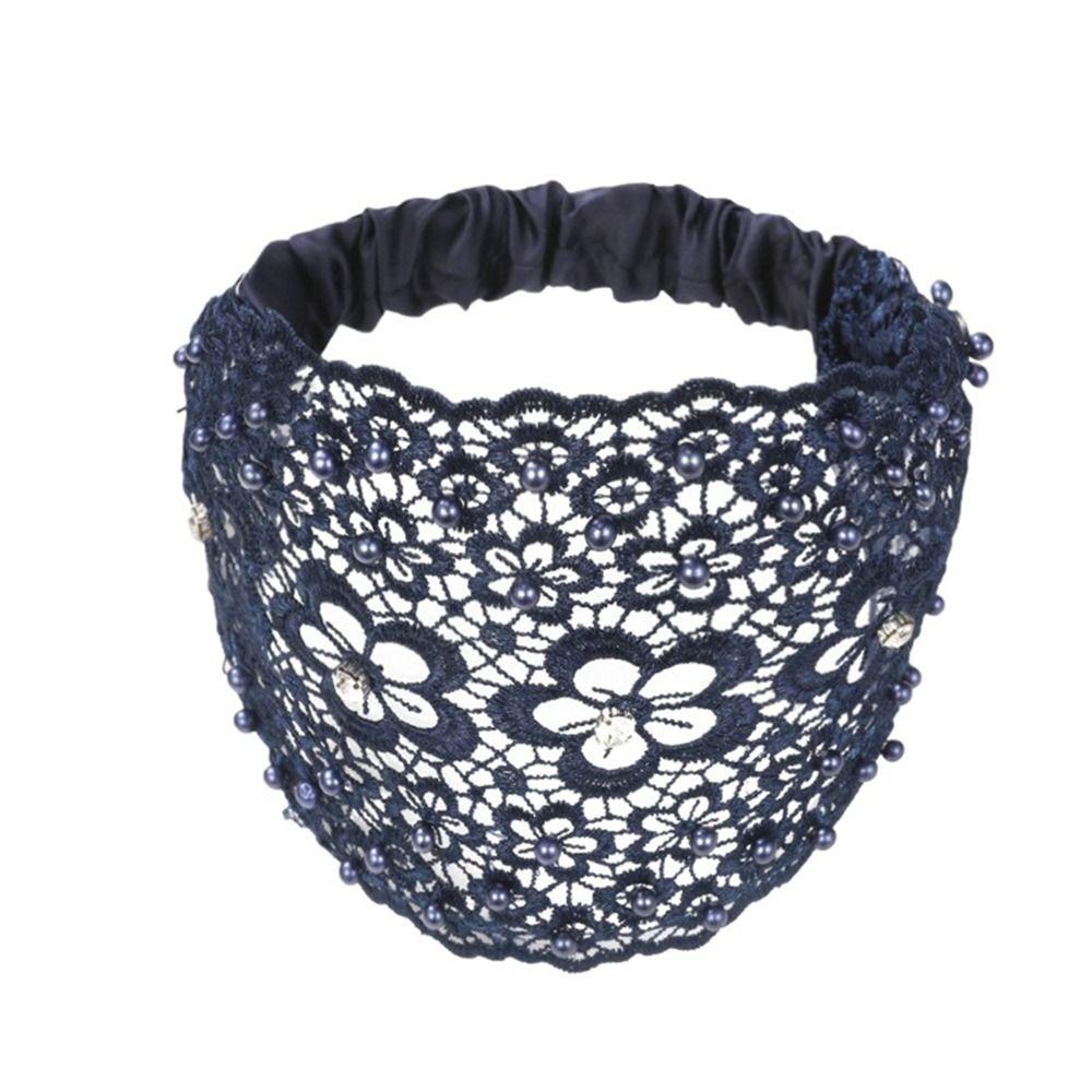 Băng Đô Cài Tóc Phối Ren Hoa Thời Trang Dành Cho Nữ