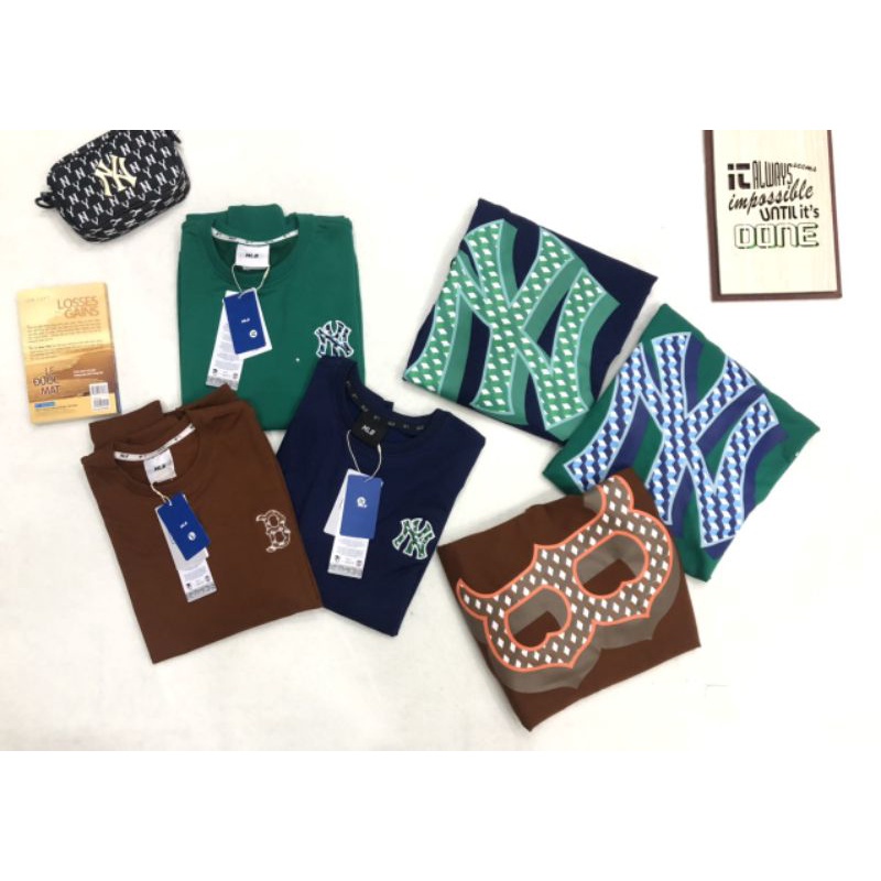 Áo nỉ da cá tay dài mlb