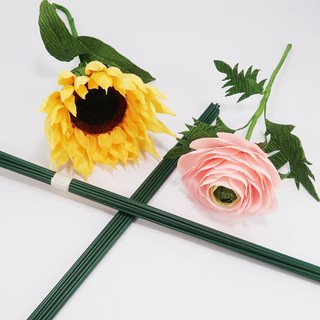 Cành kẽm cắm hoa sáp, hoa giấy 40cm