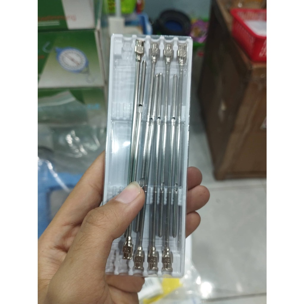 Kim thông vú bò sữa inox 10cm Trung Quốc