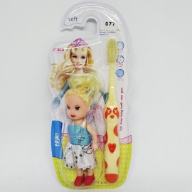 ⛔GIADUNGHOANGMAI⛔ Bàn chải cho bé (TẶNG BÚP BÊ)