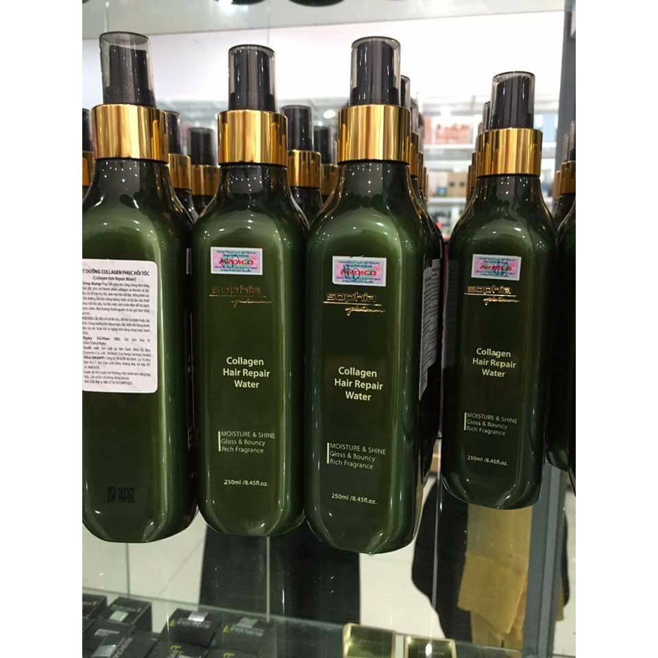 Xịt dưỡng phục hồi Sophia Collagen Hair Repair Water 250ml