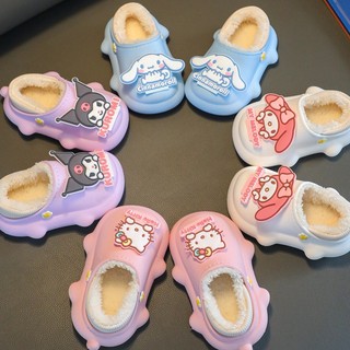 Dép sục bông đi trong nhà hình mèo hello kitty dễ thương