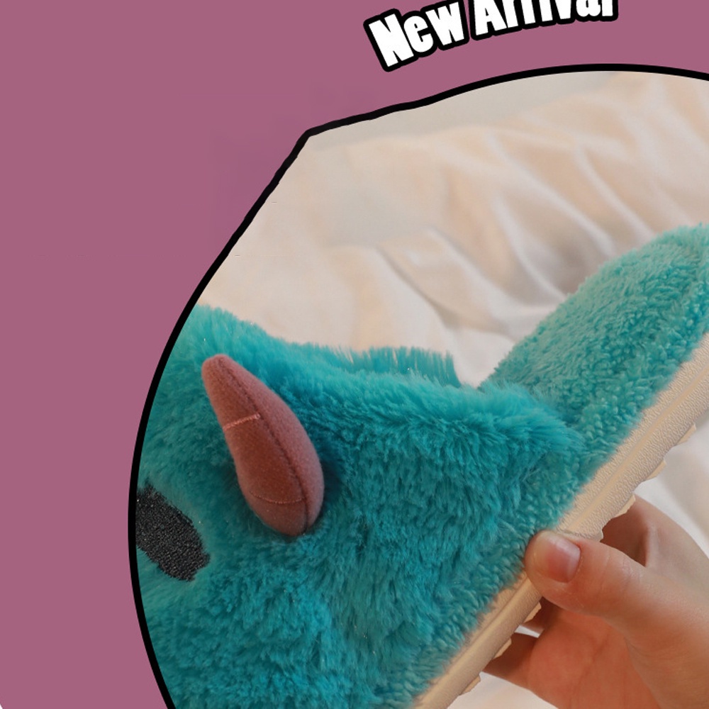 Dép Bông Đi Trong Nhà Hình Quái Vật Dễ Thương Size 36-45