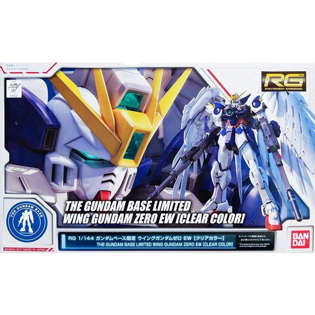 Mô hình lắp ráp RG 1/144 WING GUNDAM ZERO CUSTOM CLEAR COLOR GUNDAM BASE LIMITED EDITION BANDAI