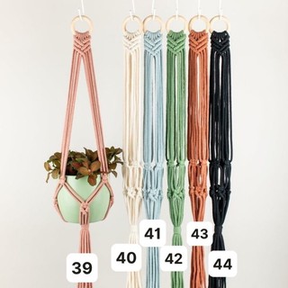 Dây treo cây macrame trang trí sân vườn, Decor phòng, hiên nhà
