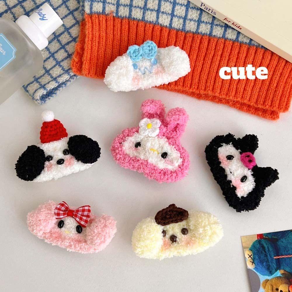 Kẹp Tóc Trang Trí Hoạt Hình Kuromi Phong Cách Hàn Quốc Dễ Thương Dành Cho Bạn Nữ